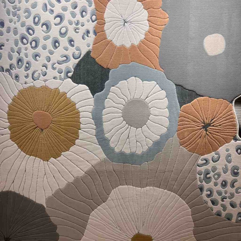 سجاد محفر تركي ارت N0365A رصاصي مقاس 150*220