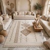 Al-Hebba Carpet ASALA Turkish Najdi Design G0912A Beige Size 300*400