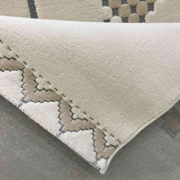 Al-Hebba Carpet ASALA Turkish Najdi Design G0912A blue Size 100*200
