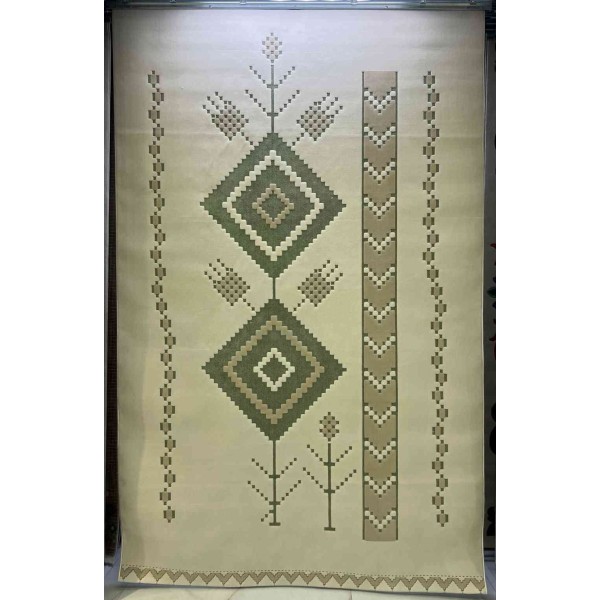 Al-Hebba Carpet ASALA Turkish Najdi Design G0912A green Size 150*220