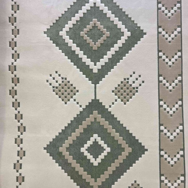 Al-Hebba Carpet ASALA Turkish Najdi Design G0912A green Size 150*220