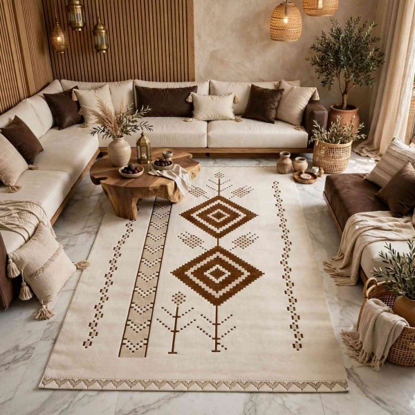 Al-Hebba Carpet ASALA Turkish Najdi Design G0912A terra Size 250*350