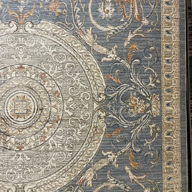 سجاد بوهيمي تركي اثينا 40931A سماوي مقاس 100*200