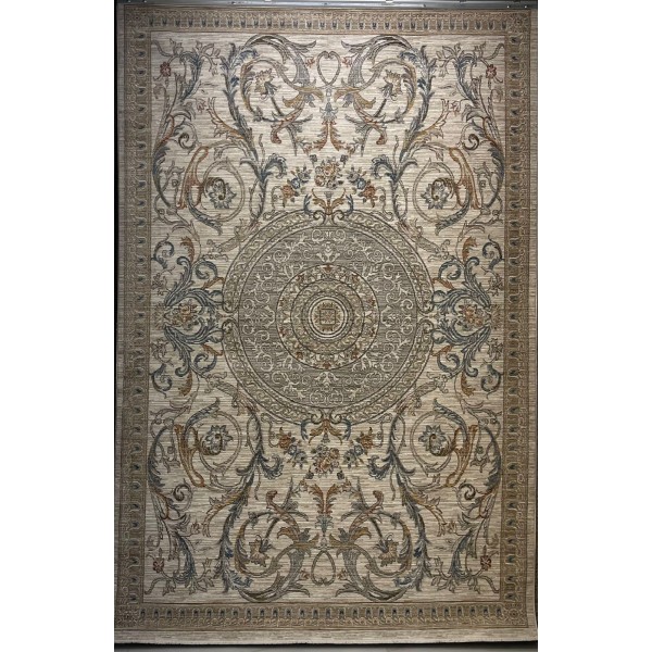 سجاد بوهيمي تركي مراكش OM24KC سماوي ابيض مقاس 200*300