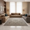 Turkish Bohemian Rug Athena 40210A beige Size 100*200