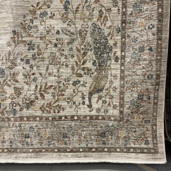 Turkish Bohemian Rug Athena 40210A beige Size 100*200