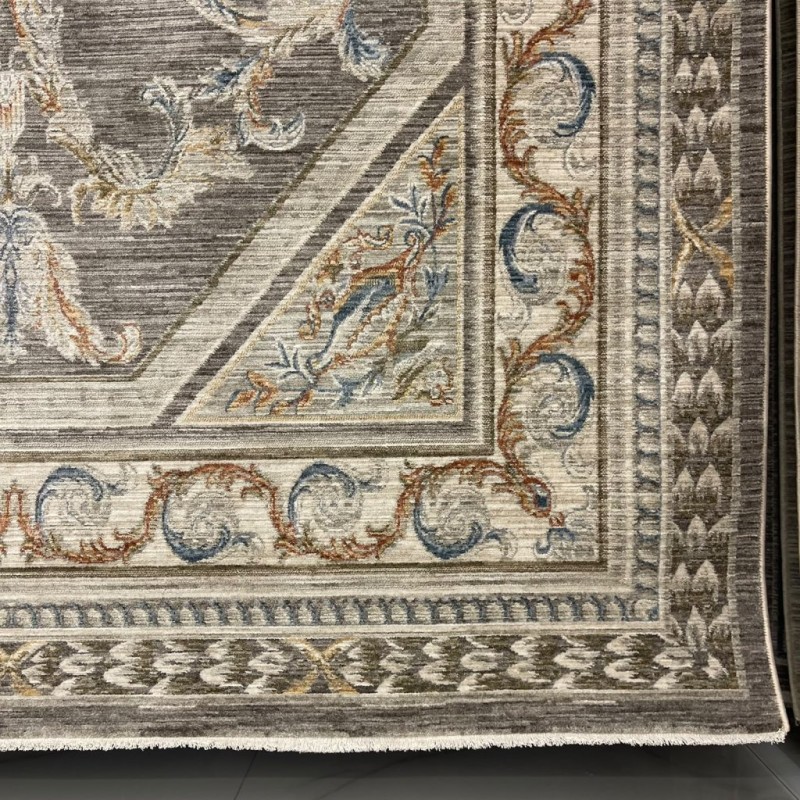 Turkish Bohemian Rug Athena 40965A ANTHRACITE Size 300*400