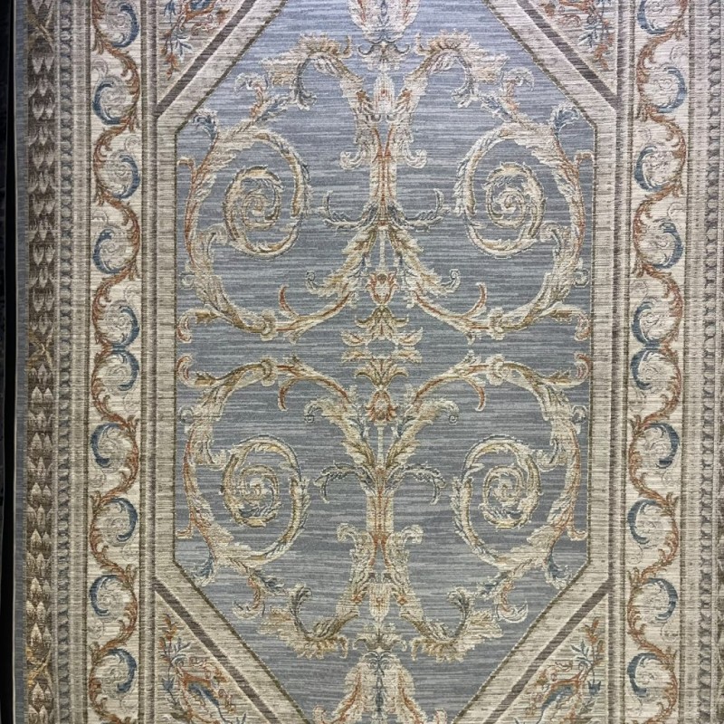 سجاد بوهيمي تركي اثينا 40965A سماوي مقاس 300*400