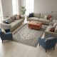 Turkish Bohemian Rug Athena 40965A cream Size 80*150