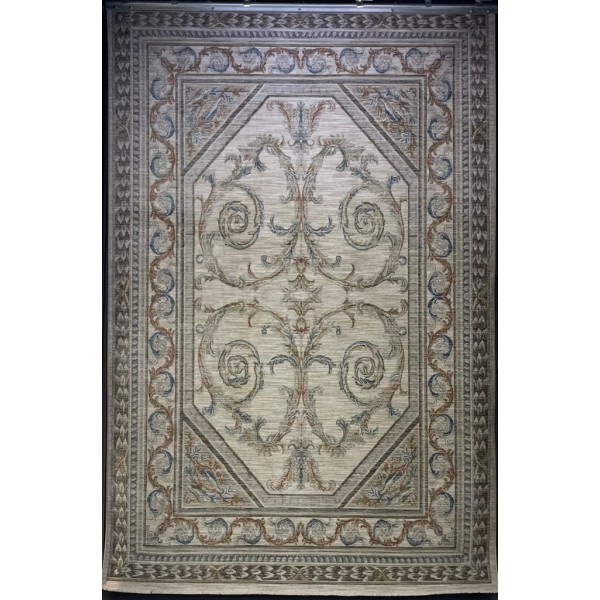 Turkish Bohemian Rug Athena 40965A cream Size 150*150