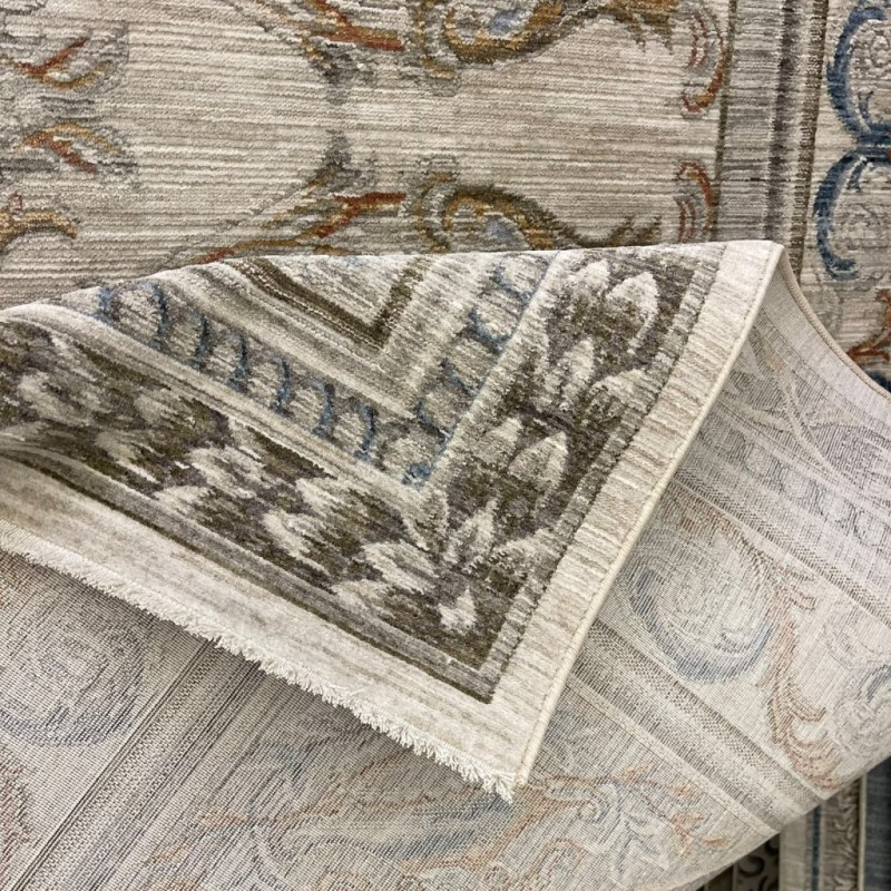 Turkish Bohemian Rug Athena 40965A cream Size 80*150