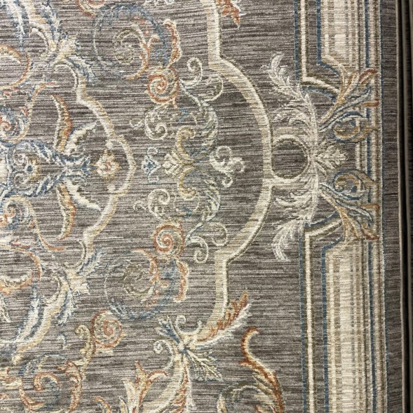 Turkish Bohemian Rug Athena 40083A ANTHRACITE Size 150*150