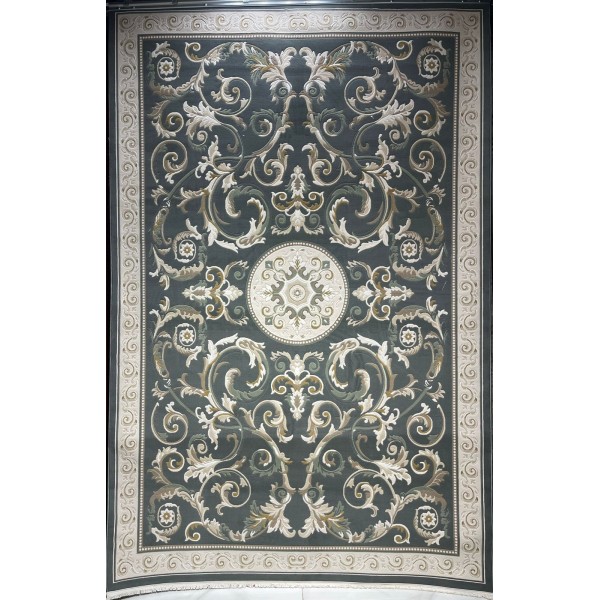 سجاد تركي نقش فرنسي بارون 41162A بترولي مقاس 250*350