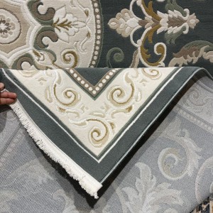 سجاد تركي نقش فرنسي بارون 41162A بترولي مقاس 400*500