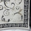 سجاد تركي نقش فرنسي بارون 41162A كريم اسود مقاس 100*300
