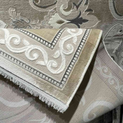 سجاد تركي نقش فرنسي بارون 60641A بيج مقاس 400*500