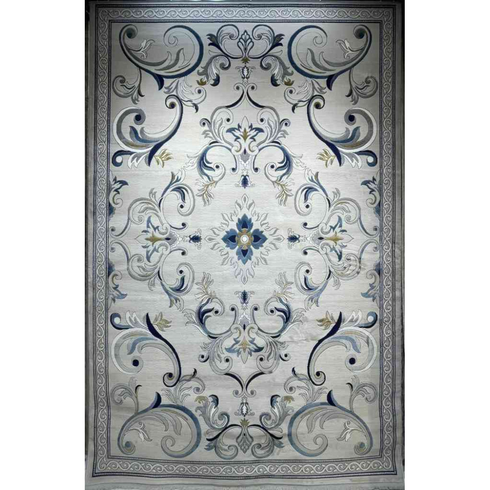 سجاد تركي نقش فرنسي بارون 60641A رصاصي فاتح مقاس 400*600