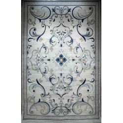 سجاد تركي نقش فرنسي بارون 60641A رصاصي فاتح مقاس 400*600