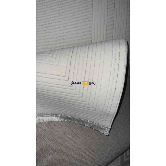 سجاد تركي الاطار برواز مودرن اوركيد كريم مقاس 300*400