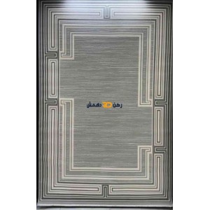 سجاد تركي الاطار برواز مودرن اوركيد رصاصي مقاس 50*80