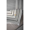 سجاد تركي الاطار برواز مودرن اوركيد رصاصي مقاس 150*220