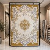 سجاد الهبه تصميم كوري تركي براغ HU12A كريم ذهبي مقاس 200*300