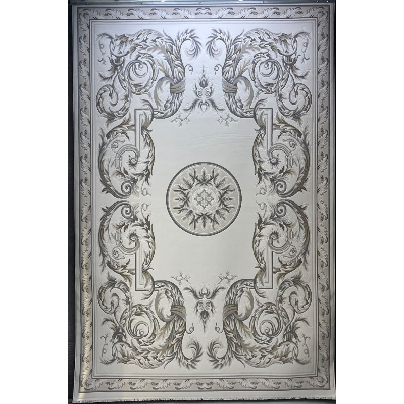 Turkish Crown Palace Carpets French Turkish Pattern 41170A cream beige Size 400*500