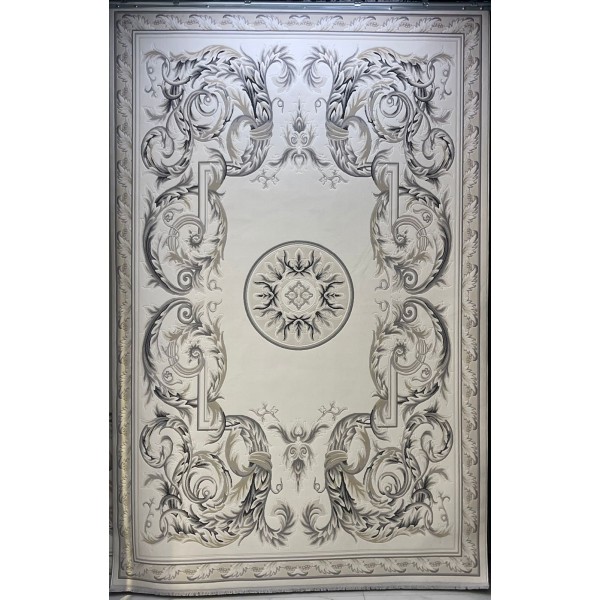 Turkish Crown Palace Carpets French Turkish Pattern 41170A cream black Size 150*220