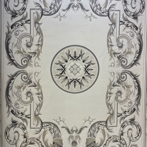 Turkish Crown Palace Carpets French Turkish Pattern 41170A cream black Size 150*220