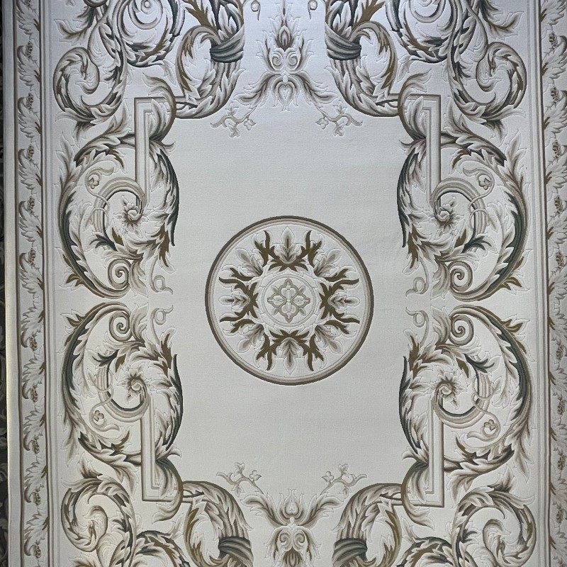 Turkish Crown Palace Carpets French41170A gray beige Size 200*300