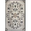 سجاد تركي ايفل 41180A كريم اسود مقاس 50*80