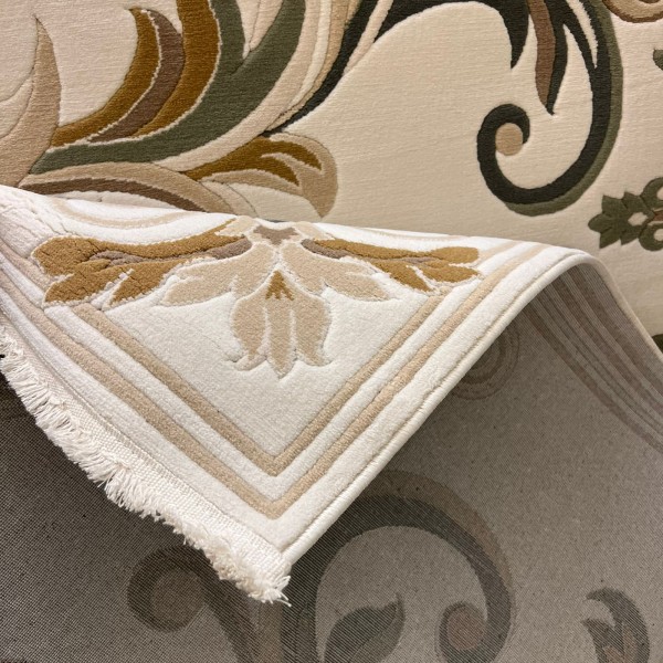 Turkish Eiffel 41180A Sky cream green Rug Size 50*80