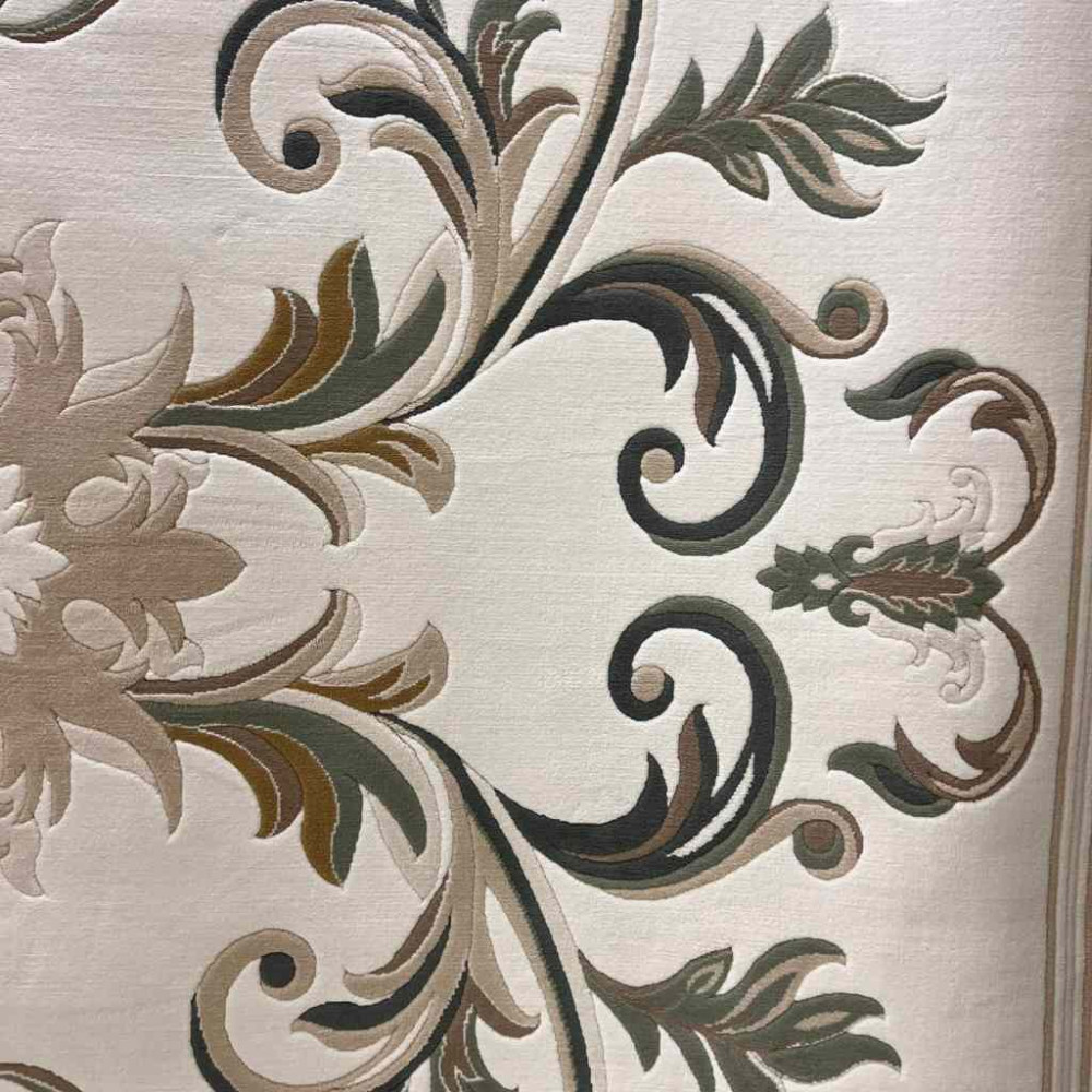 سجاد تركي ايفل 41180A كريم اخضر مقاس 50*80