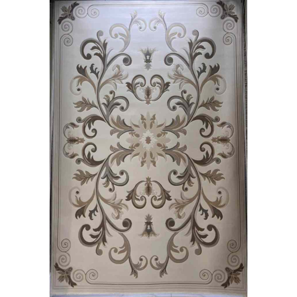 سجاد تركي ايفل 41180A كريم بيج فاتح مقاس 400*600