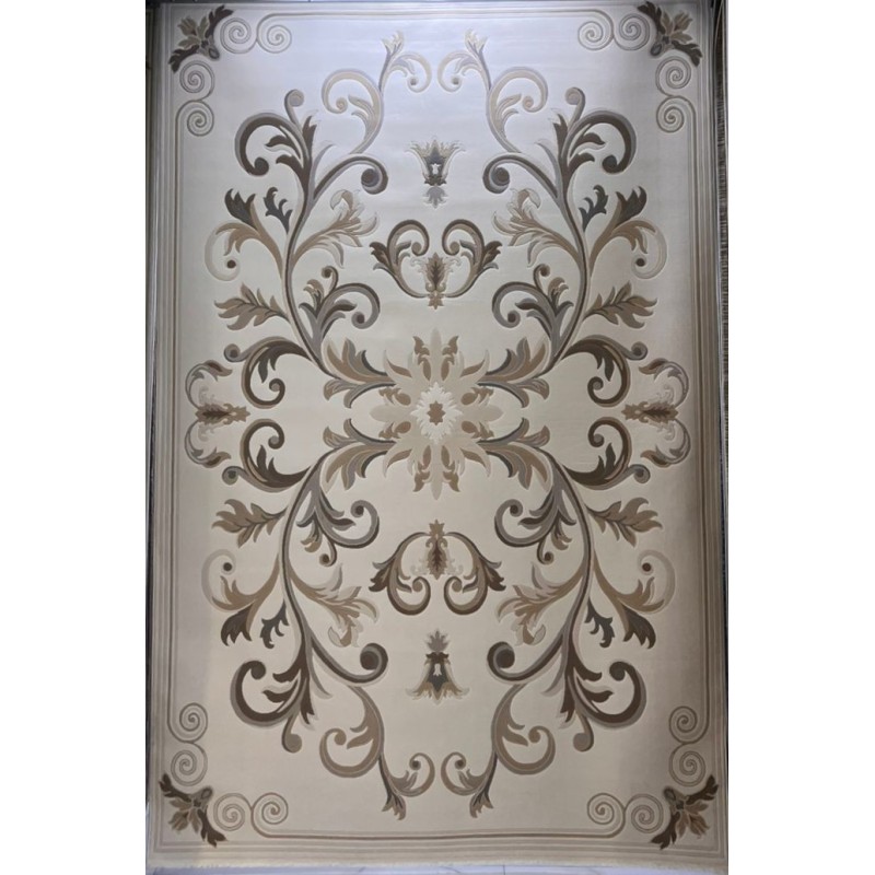 Turkish Eiffel 41180A Sky Light beige cream Rug Size 80*150