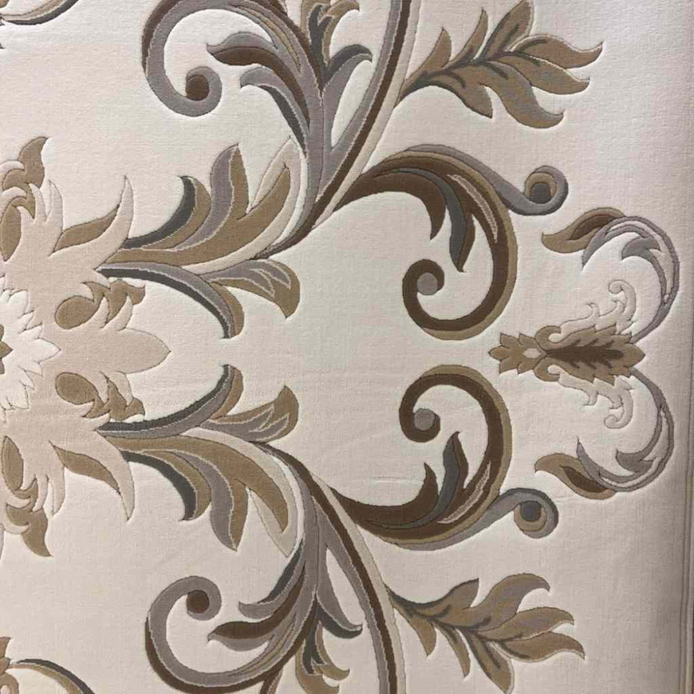 سجاد تركي ايفل 41180A كريم بيج فاتح مقاس 400*600