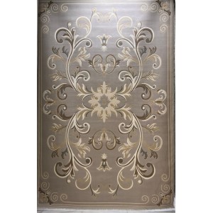 سجاد تركي ايفل 41180A رصاصي بيج فاتح مقاس 50*80