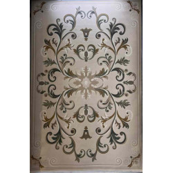 سجاد تركي ايفل 41180A اخضر بيج فاتح مقاس 400*600