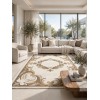Turkish rugs Kuwaiti Hafar ELIZA P0163C beige size 100*200