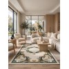 Turkish rugs Kuwaiti Hafar ELIZA P0163C GREEN size 150*220