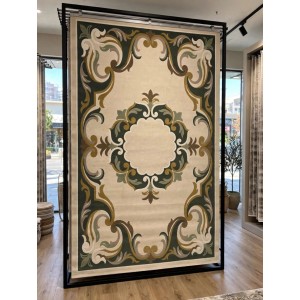 Turkish rugs Kuwaiti Hafar ELIZA P0163C GREEN size 150*220