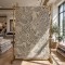 سجاد مودرن تركي فلاورد N0691A سماوي مقاس 150*220