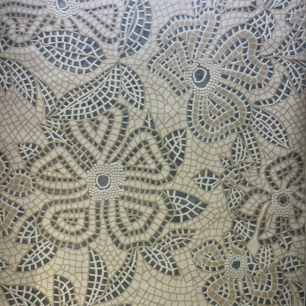 سجاد مودرن تركي فلاورد N0691A سماوي مقاس 150*220