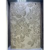 سجاد مودرن تركي فلاورد N0691A ذهبي مقاس 100*200