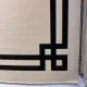 Turkish rug frame F494A cream black size 250*350