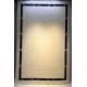 سجاد تركي اطار برواز فريم F495A كريم اسود مقاس 250*350