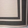 سجاد تركي اطار برواز فريم F498A كريم اسود مقاس 150*220