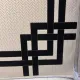 سجاد تركي اطار برواز فريم F603A كريم اسود مقاس 100*200