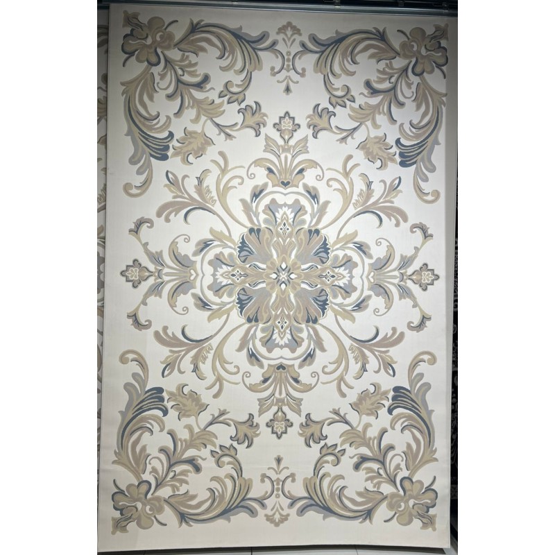 Turkish French palace rug 9002A sky blue size 80*150