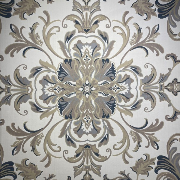 Turkish French palace rug 9002A sky blue size 100x300